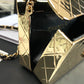 Chanel Evening Flap Small Gold Bag For Women 12cm/4.5in