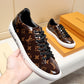 BL - LUV Low BLnogram Brown Breathable Sneaker