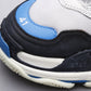 BL - Bla Triple S Black And White Blue Sneaker