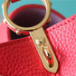 LV Capucines MM Taurillon Red For Women, Women’s Bags, Shoulder And Crossbody Bags 12.4in/31.5cm LV 