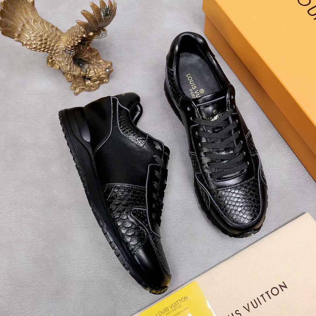 BL - LUV Run Away Low Top Black Sneaker