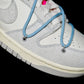 BL - OW x Dunk (NO.38) light blue shoelace pink buckle