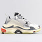 BL - Bla Triple S Red Silver Sneaker