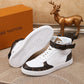 BL - LUV High Top White Brown Sneaker