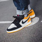 BL - AJ1 black and yellow toes