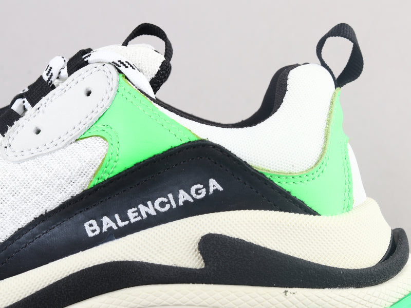 BL - Bla Triple S Black Green Sneaker