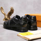 BL - LUV Run Away Low Top Black Sneaker