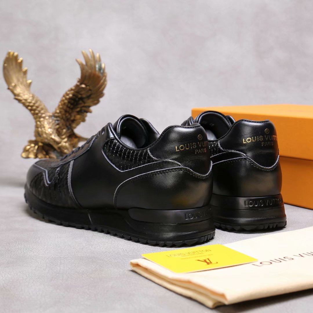 BL - LUV Run Away Low Top Black Sneaker