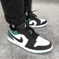 BL - AJ1 black and green toes