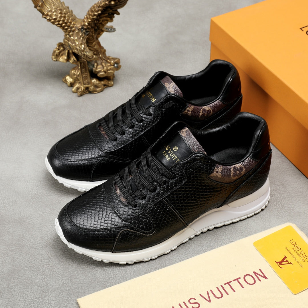 BL - LUV Run Away Low Top Black Brown Sneaker