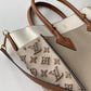 LV On My Side MM Tote Bag Monogram Tufting On Nappa Softy For Women,  Shoulder Bags 12in/31cm Galet Grey LV M53825