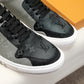 BL - LUV BLnogram Denim Brown And Gray Sneaker