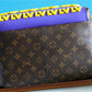 LV Discovery Backpack Monogram Canvas With LV Rubber Signature Appliqué For Fall, Bags 40cm LV M57965