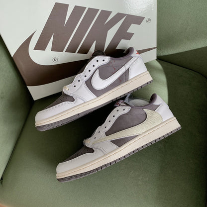 NK Travis Scott x Air Jordan 1 Low OG ‘Reverse Mocha’ For Men DM7866-162