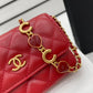 CHL Classic Distressed Red For Women, Women&#8217;s Bags 4.7in/12cm