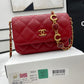 CHL Classic Distressed Red For Women, Women&#8217;s Bags 4.7in/12cm