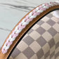 LV Croisette Damier Azur Canvas Pink For Women, WoHandbag, Shoulder And Crossbody Bags 9.8in/25cm LV N50053