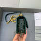 Balen Gossip Small On Chain Shoulder Bag Dark Green, For Women,  Bags 7.4in/19cm