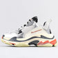 BL - Bla Triple S Red Silver Sneaker
