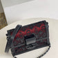 LV Limited Dauphine MM Bags By Nicolas Ghesquière With Monogram Lace Black For Women 25cm LV