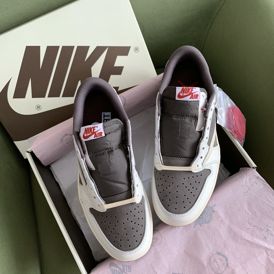 NK Travis Scott x Air Jordan 1 Low OG ‘Reverse Mocha’ For Men DM7866-162