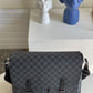 LV Christopher Messenger Bag Damier Graphite Canvas For Men, Bags, Shoulder And Crossbody Bags 13in/33cm LV N41500