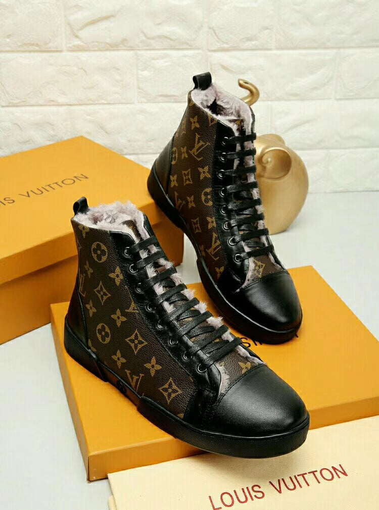 BL - LUV HIgh Top Brown Sneaker