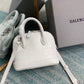 Balen Ville Mini Handbag In White, For Women,  Bags 4.7in/12cm