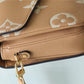 LV Pochette Metis Monogram Empreinte Arizona Brown / Creme Beige For Women,  Shoulder And Crossbody Bags 9.8n/25cm LV M46018