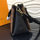 LV Soufflot MM Monogram Canvas Black For Women, WoHandbag, Shoulder And Crossbody Bags 14.2in/36cm LV M44817