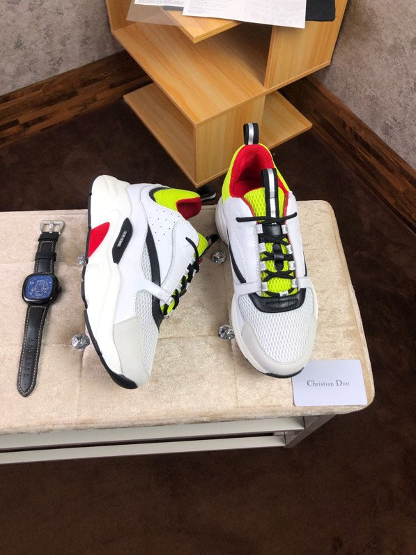BL - DIR B22 White And Yellow Sneaker