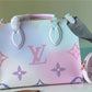 LV Onthego PM Tote Bag In Monogram Canvas Sunrise Pastel For Women 25cm LV M59856