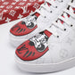BL - LUV Stellar Trainer Boot White Red Sneaker