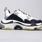 BL - Bla Triple-S Black And White Sneaker