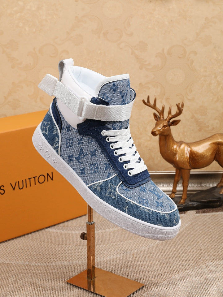 BL - LUV High Top Blue Sneaker