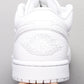 BL - AJ1 Pure white lychee pattern