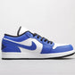 BL - AJ1 white blue lightning