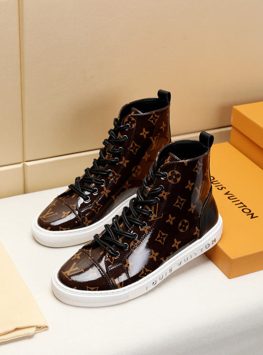 BL - LUV Stellar Trainer Boot Brown Sneaker