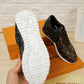 BL - LUV BLnogram Denim Brown Sneaker