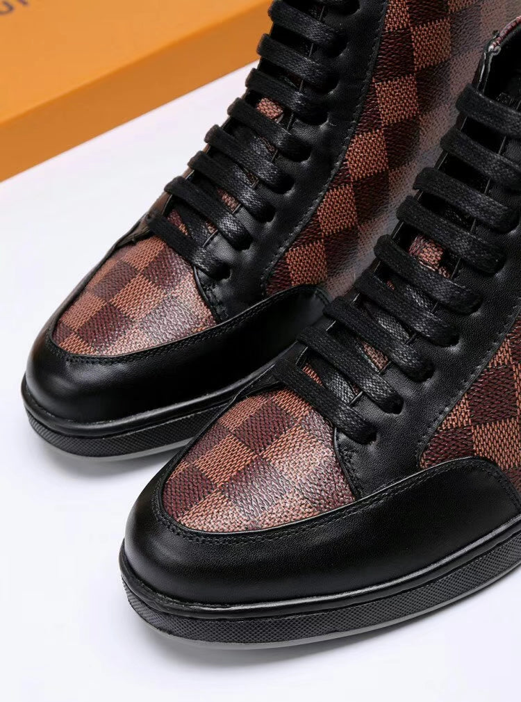 BL - LUV HIgh Top Brown Sneaker