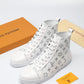BL - LUV High BLnogram White Boot Sneaker