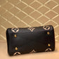 LV Montaigne MM Monogram Empreinte Black/Beige For Women,  Shoulder And Crossbody Bags 13in/33cm LV M41048