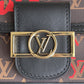 LV Mini Dauphine Bags Fall In Love With Monogram Canvas Brown For Women 20cm LV M45889