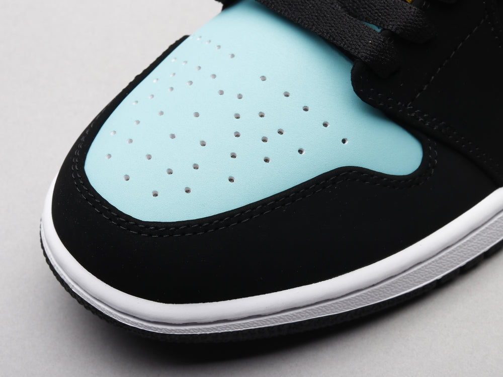 BL - AJ1 Black, blue and yellow stitching