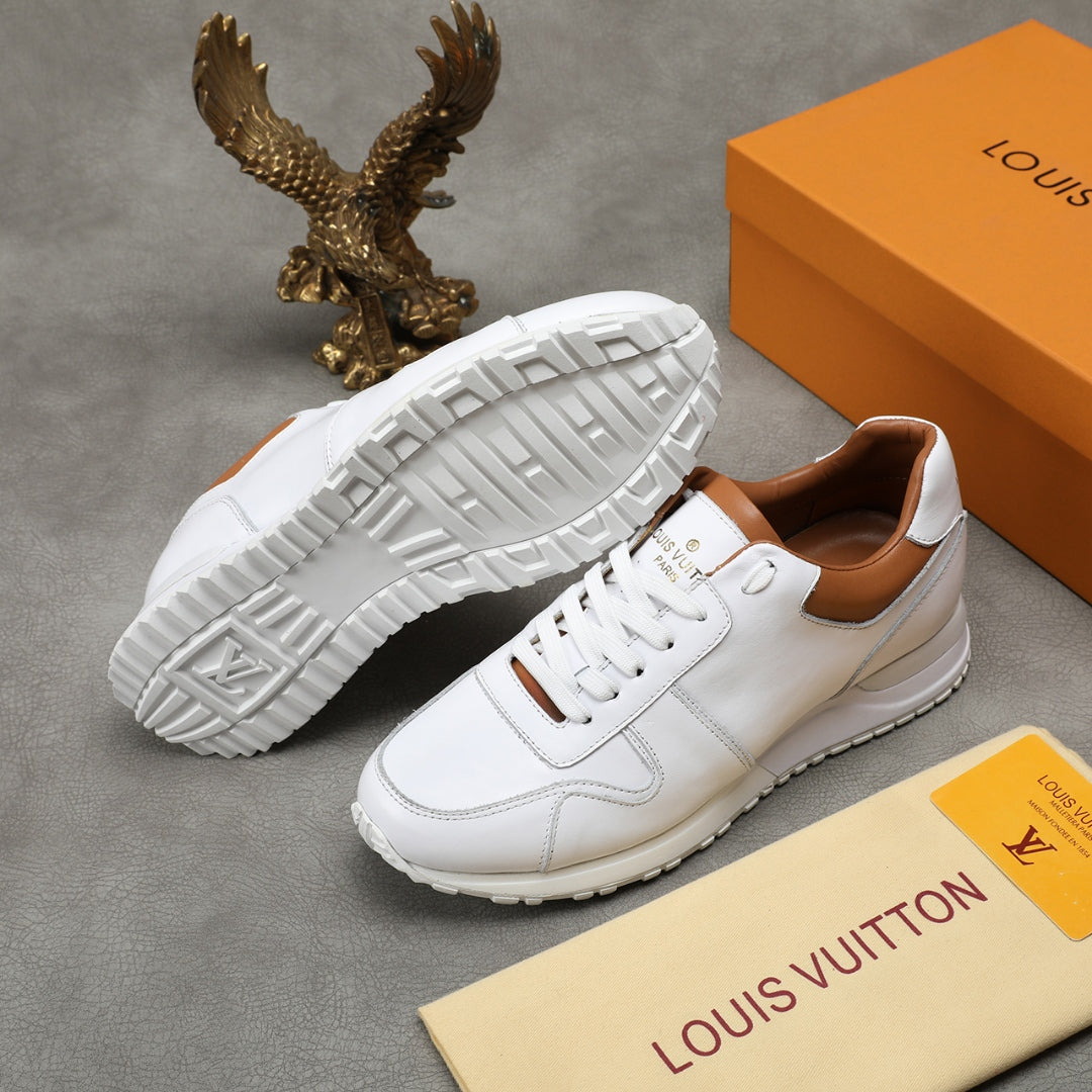 BL - LUV Run Away Low Top White Sneaker