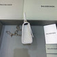 Balen Hourglass Mini Handbag With Chain In Grey, For Women,  Bags 4.7in/12cm