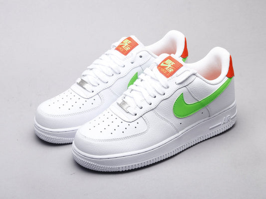 BL - AF1 White powder green low top