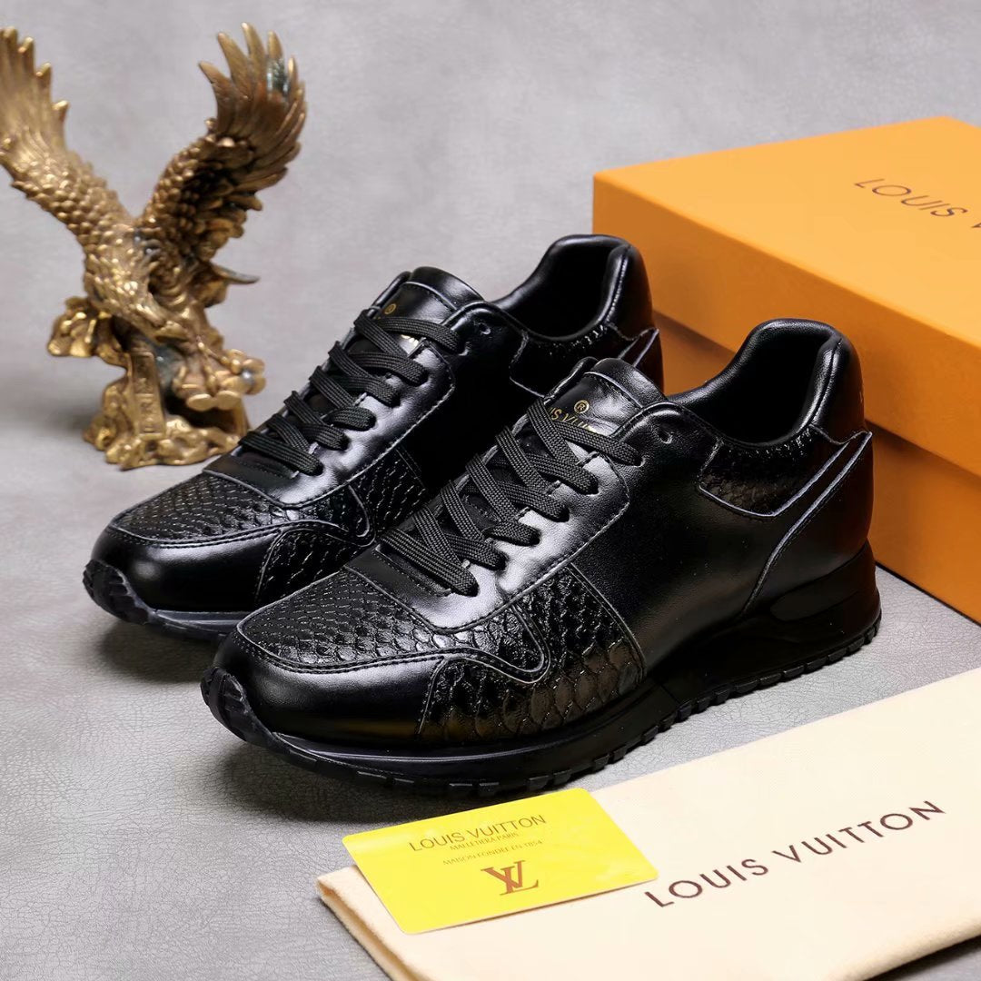 BL - LUV Run Away Low Top Black Sneaker