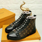 BL - LUV HIgh Top Brown Sneaker
