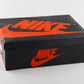BL - AJ1 red silk black toe